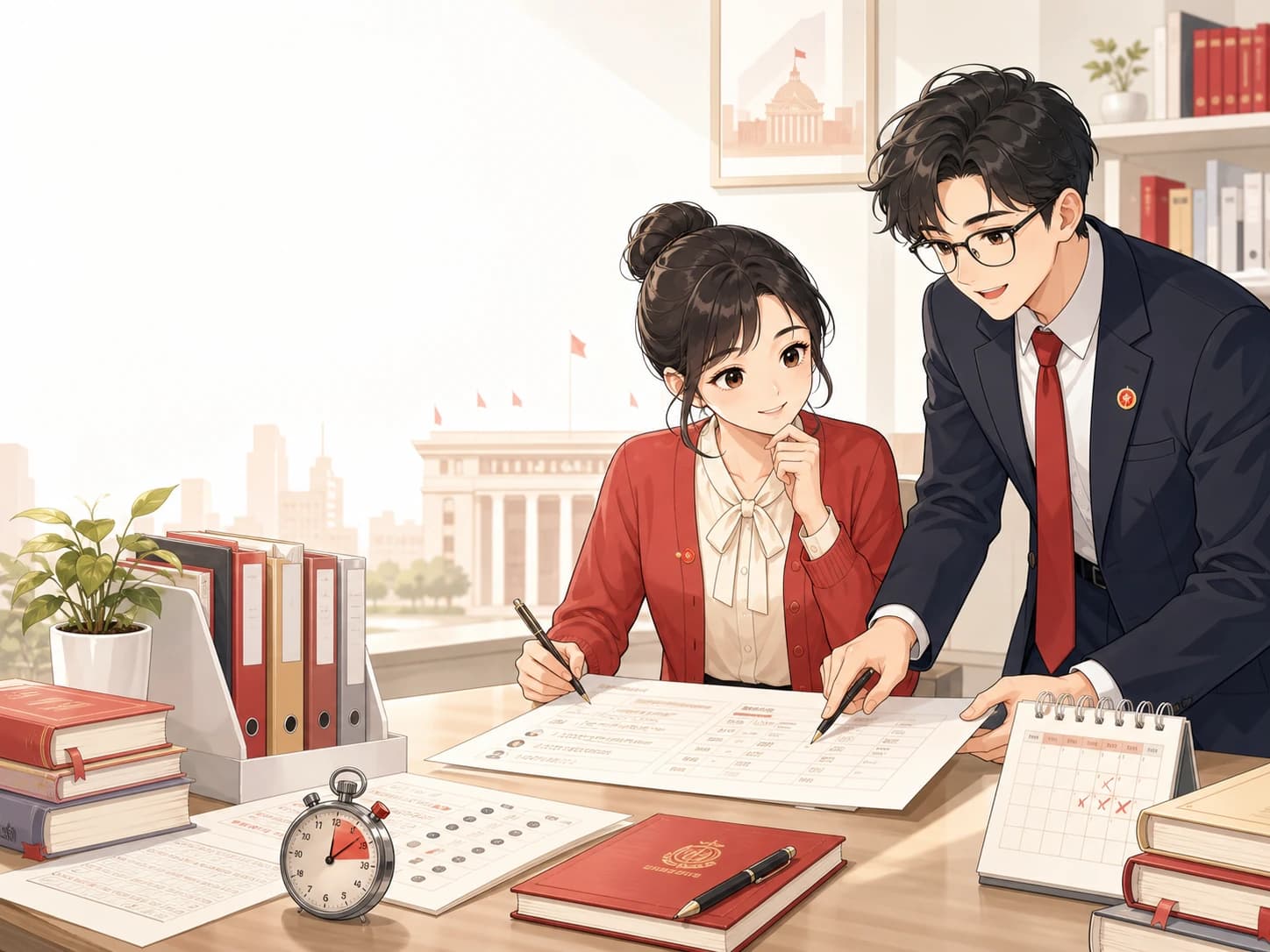 国考职位与笔试安排插图