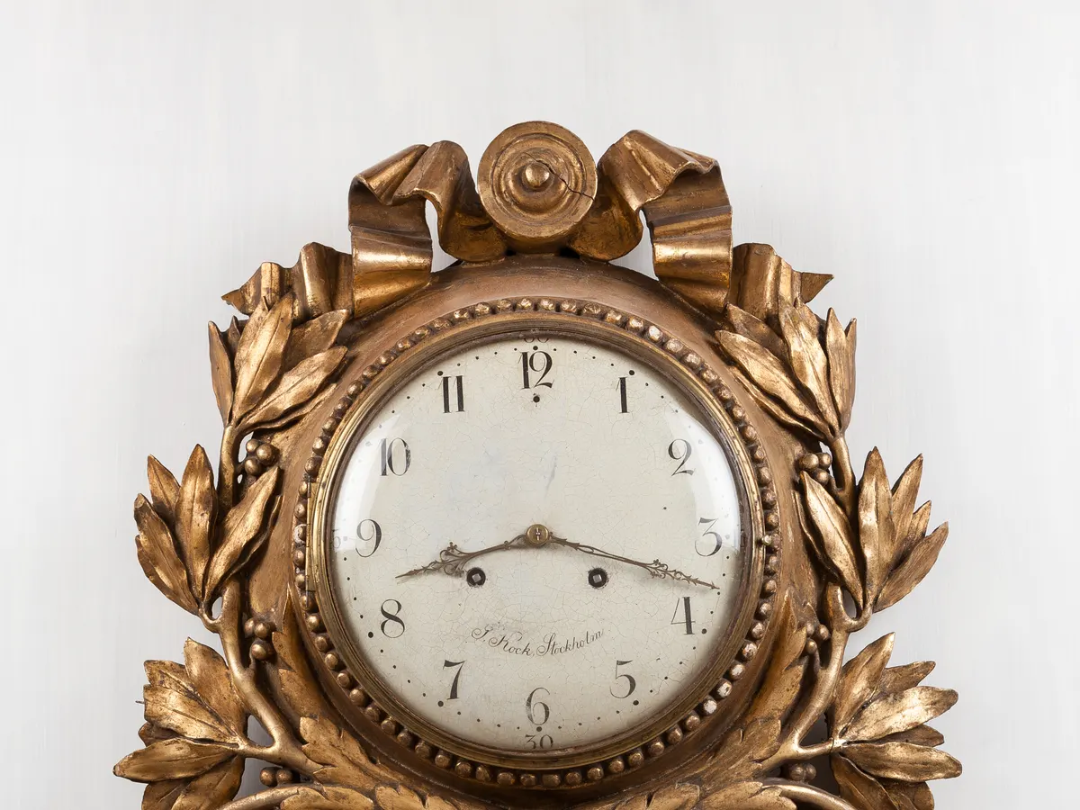 Pendulum clock by Jacob Kock, antique furniture photography, IMG 0931 edit